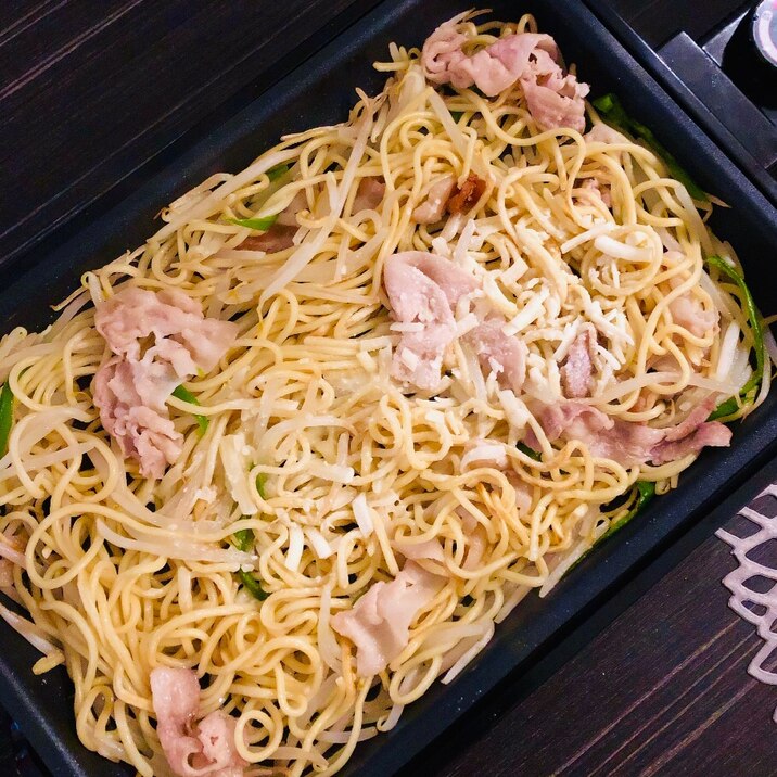 ホットプレートで チーズとろ りもやしの塩焼きそば レシピ 作り方 By Ma Ma Yu Mi 楽天レシピ ホットプレートで チーズとろ りもやしの塩焼きそば レシピ 作り方 By Ma Ma Yu Mi 楽天レシピ